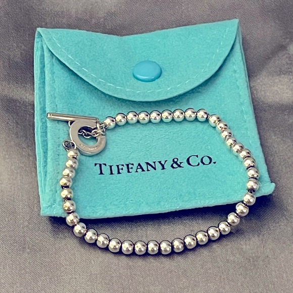 TIFFANY & CO. Sterling Silver Bracelet with bag - Picture 1 of 6